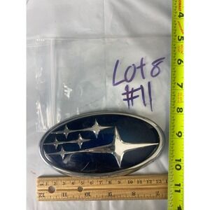 OEM Subaru grille emblem / badge, oval Subaru star logo